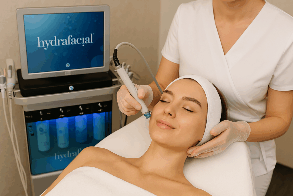 Hydra Facial tretman lica – vodena dermoabrazija i dubinska hidratacija kože u profesionalnom kozmetičkom salonu